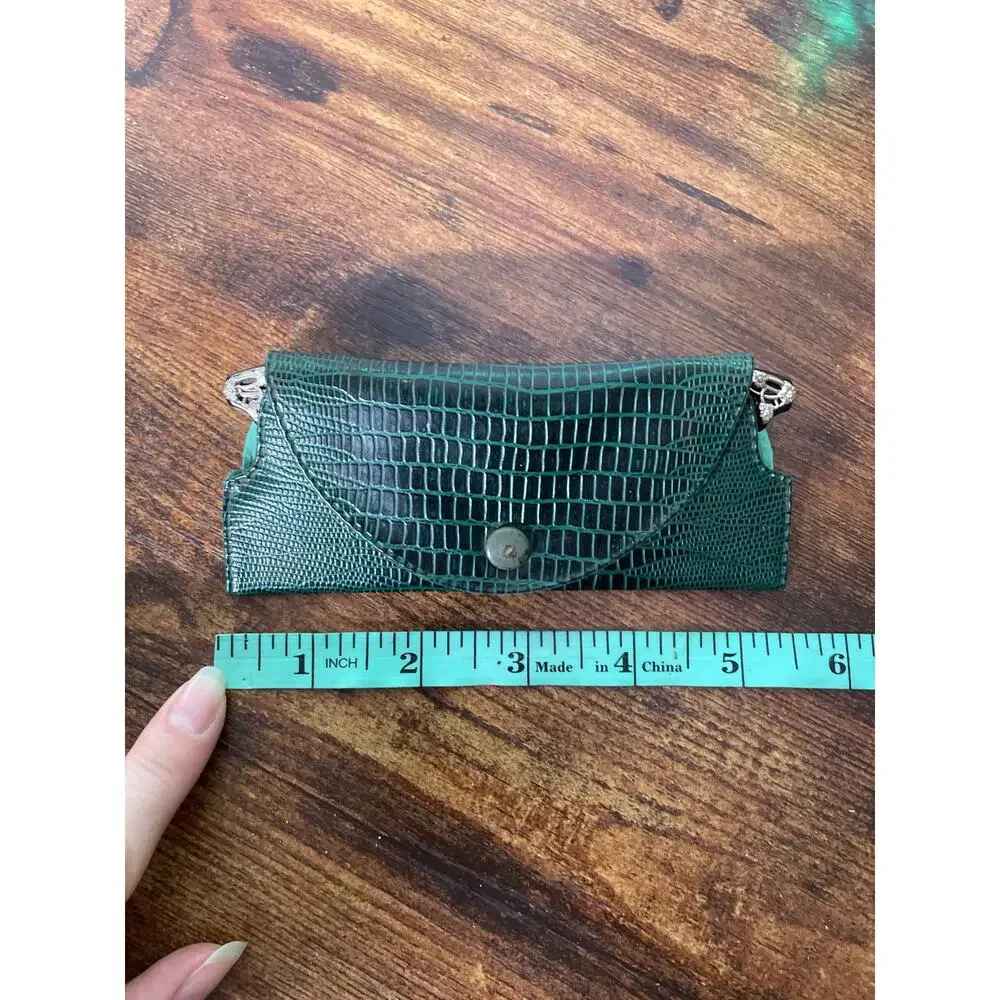 Vintage 50s Eyeglasses Dr. F. Tamarkin OPTOMETRIST New York USA with Croc Case